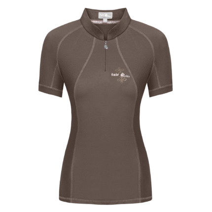 Fair Play Paula T-Shirt, Taupe-Gray