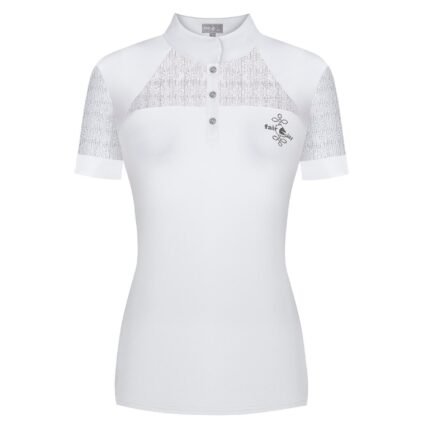 Fair Play AIKO Short Sleeve Competition Shirt, White