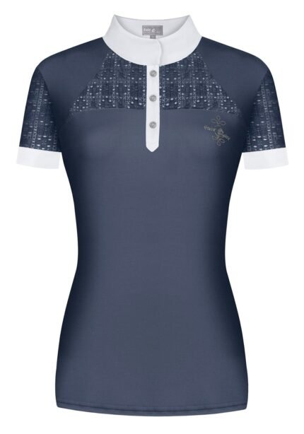 Fair Play AIKO Short Sleeve Competition Shirt, Steel Blue
