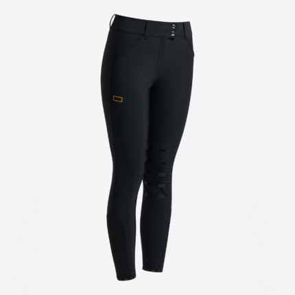 RG Ladies High Waist Knee Grip Breeches, Black