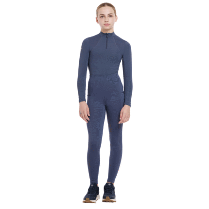 LeMieux Young Rider Orla Pull On Leggings, Dusk Blue