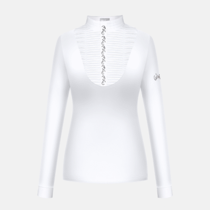 Fair Play LYNDAL Ladies Long Sleeve Competition Shirt, White